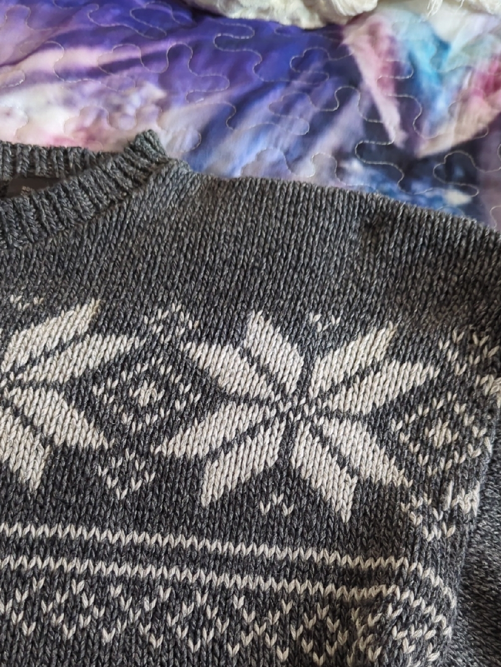 Size M 🍂 Weatherproof Vintage Nordic Snowflake Knit Sweater 🍂 - Picture 12 of 16
